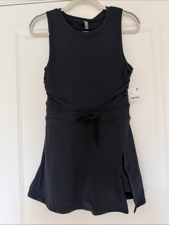 FP Movement by Free People Dresses & Skirts - NWT Free People Easy Does It - Black Active Drawstring Tennis Tank Dress